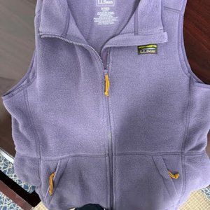 L.L. Bean Vest, Ladies Medium, Muted Purple